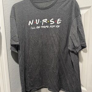 Gray Nurse Graphic T-Shirt